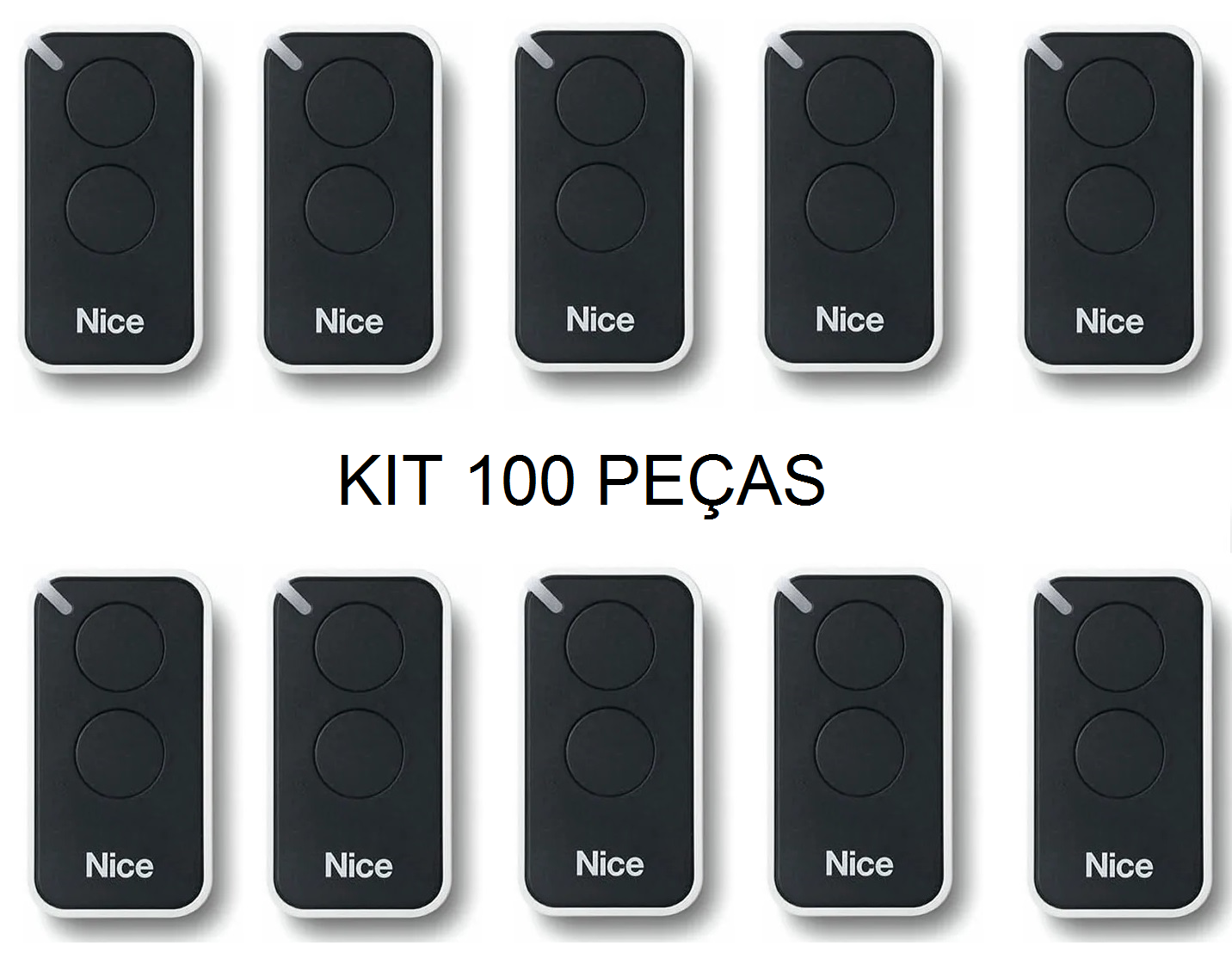 Zoom Linear/NICE Controle Remoto 2 ERA INTI Teclas KIT 100 pçs